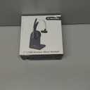 Bluetooth Headset, Wireless Headset with Microphone for PC, V5.2 Computer Headset with Noise Cancelling Mic, USB Dongle, Charging Base & Mute Button for Work, Cell Phones, Computer (Black)