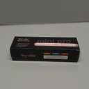 Terviiix Mini Hair Straightener Adjustable Temp, Travel-Size Mini Flat Iron, Mini Flat Irons for Short Hair/Curls Bangs, Ceramic Portable Small Hair Curler, Dual Voltage, Auto-Off, 1/2'', Matte Pink