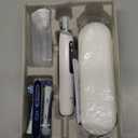 Oral-B Rechargeable Electric Toothbrush, iO5 Limited Deep Clean & Whiten, 5 Cleaning Modes, Visual Pressure Sensor to Protect Gums, Travel Case, 3 Brush Heads, White (1 Count (Pack of 1))