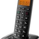 D1007TAM DECT Cordless Phone with Answering Machine, Caller id/Call Waiting, Backlit Display, Big Button Keypad, Single Handset Expandable to 5 handsets