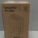 Waykar 2000 Sq. Ft Dehumidifier for Home and Basements, with Auto or Manual Drainage, 0.66 Gallon Water Tank Capacity