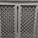 MYPET Universal Pet Gate: 26 - 42 Wide Dog Gate for Doorways with Pressure Fit or Swinging Door Hardware Mounting Types Included: 26" Tall; Gray