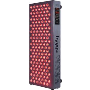 Hooga Red Light Therapy Panel Device – 630nm 660nm 810nm 850nm Red & Near Infrared Light Therapy, LED Light Therapy Lamp, 150 Quad Chip LEDs, Adjustable Brightness, Pulse Mode – ULTRA750