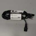 Monoprice Power Cord Splitter - NEMA 5-15P to 2X IEC 60320 C13, 10 Amp, 1250 Watt, SVT, 18AWG, 6 Feet, Black