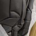 Super Cover for Toyota Tacoma Seat Covers (Double Cab Gas Only): 2024 2025 2026 Full Set Faux Nappa Leather Coverage for Tacoma 4th Pickup Truck Accessories, Waterproof Car Seat Protector, Black