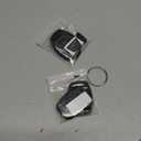 2 Pack Key Fob Shell Case Replacement for Honda Civic LX Accord Crosstour Coupe CR-V CR-Z Pilot Fit Insight Ridgeline Odyssey 2005-2017 3 Button Keyless Entry Remote Key Pad Cover - NO Cutting Require