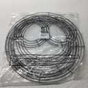 5 Pieces Christmas Metal Wreath Frame Ring Round DIY Macrame Floral Crafts Wire Wreath Form Christmas Decoration Door Craft (Deep Green, 12 Inch, 8 Inch)