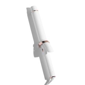 T3 SinglePass Curl X Extra-Long Barrel 1", 1.25", 1.5" Curling Iron with 9 Heat Settings and Ceramic Barrel for Fast Styling and Lasting Results on All Hair Types (White/Rose Gold)