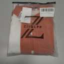 Men's Bowling Shirt Short Sleeve Hawaiian Shirt Button Down Coconut Printed Summer Beach Casual Shirts (Orange, L)