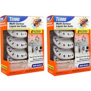 Terro T334B Liquid Ant Baits Indoor - Terro Ant Trap - 7 Liquid Traps (Only Liquid Traps)