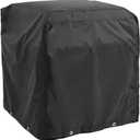 Patio Furniture Covers 30x30x30, Square Patio Single Sofa and Chairs Cover, Outdoor Furniture Set Cover Waterproof, Lawn Patio Furniture Covers General Purpose, Black