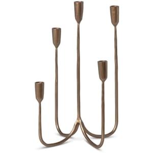 Park Hill Collection EAB20707 Forged Iron Candelbra, Short
