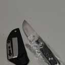 FF103 Fixed Blade Knife, AUS-10 Steel Blade Micarita Handle Full Tang Knife for Outdoor Camping Hunting Fishing Working(Black)