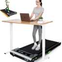 Walking Pad with Incline, Akluer Incline Treadmills for Home, 2.5 HP Under Desk Treadmill Small with Remote Control, Walking Pad Small Treadmill with LED Display (Charcoal Black)