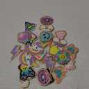 Jutom 28 Pcs Iron On Patches Colorful Sew Iron on Patch Chenille Embroidered Applique for Clothing Fabric Jackets Jeans Repair Decor Craft (Unicorn Styles)
