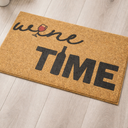 Wine Doormat, 18x30 inches, Red, Outdoor Rug, Front Door Mat, Wine Lover Decor