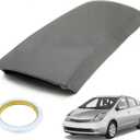 AUTOKAY Leather Console Lid Armrest Cover Skin Fits for Toyota Prius 2004-2009 - Gray