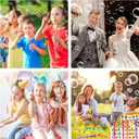 24PCS Hunting DIY Bubble Wands with 96PCS Stickers - Party Favor for Goodie Bags, Pinata Stuffers, Mini Bubble Bulk Birthday Supplies, Toys Gifts, Class Prizes for Toddlers, Boys & Girls