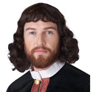 California Costumes, Renaissance Lord Mens Wig (Standard-One Size)