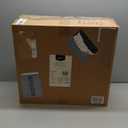 Amazon Basics Rolling Desk Chair, Adjustable, Low Back, Padded Seat, Breathable Mesh, Swivel, Black, 21.25" D x 22.5" W x 38" H