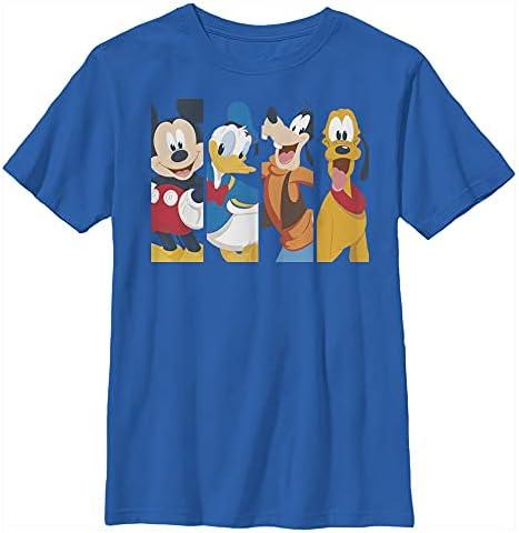 Disney Characters Bro Time Boy's Solid Crew Tee, XL