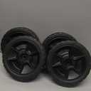 4 Pack Lawn Mower Wheels, Compatible With Honda HRN216 HRN216VKA HRN216VKA, HRN216VKAA Walk Behind Lawn Mower, 2 Rear Wheels 42710-VR8-N00ZA, 2 Front Drive Wheels 44710-VR8-N00ZA