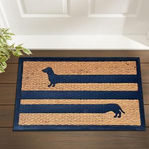 Funny Front Porch Decor Mat for The Entrance Way Outdoor with Heavy-Duty Non Slip Coconut Coir Doormat 30x17 inch (Long DASCHU)