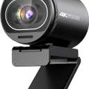 EMEET S600 4K Webcam for Streaming - Sony 1/2.55'' Sensor, PDAF Autofocus, 1080P@60FPS, 2 Noise Reduction Mics, Built-in Privacy Cover, 73 FOV, Streaming Camera for Live Commerce/Gaming/Beauty