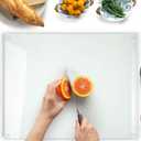 Kitchenville Glass Cutting Board 20”x16”: Tempered Glass Kitchen Counter Protector - Durable- Scratch-Resistant, Heat-Proof - Clear Design
