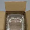 Clear Coffee Pod Holder with Lid, Coffee Pods Storage for Counter, Small Food Storage Organizer Bins, Clear Plastic Bins for Pantry, Kitchen, Cabinet Organization and Storage (Samll-Cube)