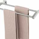 Alise Bath Double Towel Bars Towel Racks for Bathroom,Wall Mount Towel Holder Heavy Duty SUS304 Stainless Steel Towel Hanger Towel Rail,Brushed Nickel,20 Inch