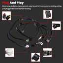 Wiring Harness fits for Husqvarna Craftsman Poulan Jonsered AYP Sears RedMax Electrolux McCulloch Weed Eater Yazooks.etc Lawn Tractors Mowers Ignition Wire Harness Replaces#580798101