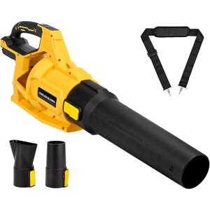 Cordless Leaf Blower for Dewalt 20V Battery - 650 CFM/125 MPH Electric Leaf Blower with Brushless Motor, 3-Speed Adjustable (100MPH) for Lawn/Yard Care - Battery Not Included Cordless Leaf Blower for Dewalt 20V Battery - 650 CFM/125 MPH Electric Leaf Blower with Brushless Motor, 3-Speed Adjustable (100MPH) for Lawn/Yard Care - Battery Not Included