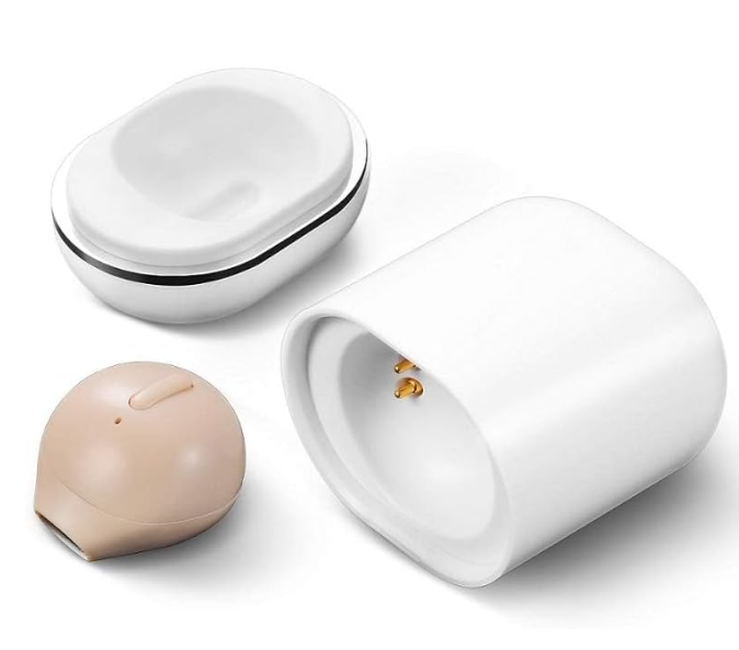SQRMINI 
Invisible Earbuds Mini Single Earbuds Tiny Discreet Hidden Earphones for Work, Small Ear Canals in-Ear Wireless with Charging Case for Work