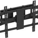 Monoprice Stable Series Full-Motion Articulating TV Wall Mount Bracket for TVs 60in to 100in Max Weight 176 lbs Extends from 2.8in to 24.6in VESA Up to 600x900 Concrete & Brick UL Certified Black