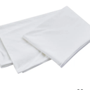 Oubonun 100% Jersey Cotton Body Pillow Cover with Zipper - Luxury Soft Removable Pillow Case - Long Fuzzy - Knitted (White, 21"X54")