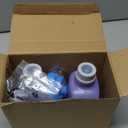 Replacement Bottle for Swiffer Wet Jet Mop, Refillable, 500 ML Leak-Proof HDPE Refillable Bottle, 17 FL OZ Solution Bottles with 14 Sealing Pads and 1 Folding Funnel, Empty Bottle