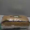 MOON LENCE High Back Folding Camping Chairs, Adjustable Height Beach Chair with Anti-Sinking Feet & Widened Seat (Khaki)