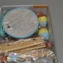 MINIARTIS Toddler Musical Instruments - Montessori Wooden Musical Toys for Toddlers 1-3 | Modern Boho Baby Drum Set with Neutral Colors Percussion Instruments | Kids Preschool Educational 3+