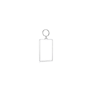 Clear Keychains For Pictures Transparent Photo Frame Keychain, Suitable For Inserting Double-sided Photos