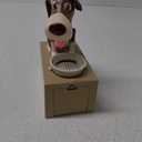 Puppy Piggy Bank, My Dog Piggy Bank, Cute Robotic Coin Munching Toy Money Box, Saving Money Coin Bank Gift (Coffee)