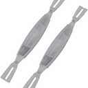 Silver Wheel Reflector for Bikes - Night Safety Bicycle Reflectors Easy to Install Spoke Lights Waterproof Plastic for Road and Mountain Bikes