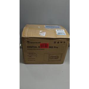Bonsaii Safe Box with Fireproof Bag, Home Safe with Removable Shelf for Money Documents Jewelry Valuables, 0.6 Cubic Feet, 9.84"D x 13.78"W x 9.84"H, Black