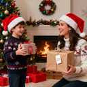 3 x Beautiful Christmas Gift Tags - 48-Pack Holiday Labels with 16.4ft Jute Twine, 8 Unique Designs Double-Sided with to/from Area, Paper Tags for Wrapping, DIY, Holiday Presents & Xmas Decorations