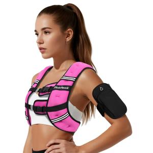 Weighted Vest for Woman/ Man Weighted Vest for Walking, Strength Training Weight Vest with Adjustable Buckle Detachable Phone Pouch for Running Workout 6Lb