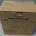 Drain Auger, Clog Remover with Drill Adapter, 25 Feet Flexible Plumbing Snake Use Manually or Powered for Kitchen, Bathroom and Shower Sink, Comes with Gloves (Orange)