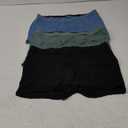 Hanes Men's Supersoft Underwear, Viscose from Bamboo, Trunks and Boxer Briefs (XX-Large, Black/Green/Blue - Trunk)