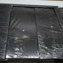 Sweetcrispy 47" Computer Desk with 6 Drawers, Home Office Gaming Desks with Storage Shelves for Bedroom, Writing Study Corner Living Room Work Table Rustic Brown