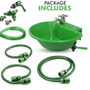 Ideaworks Water Fountain and Faucet 2 in 1 Design Silver