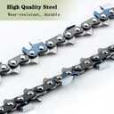 5 Pack 16 Inch Chainsaw Chain 3/8" LP Pitch .050" Gauge 56 Drive Links Fits Echo, Homelite, Craftsman, Poulan, McCulloch, Ryobi, Husqvarna, Greenworks and more